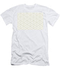 Creamy Beige White Tessellation Line Pattern 14 Petite Pattern Minimal Graphic Designs T-Shirt