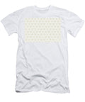 Creamy Beige White Tessellation Line Pattern 32 Petite Pattern Minimal Graphic Designs T-Shirt