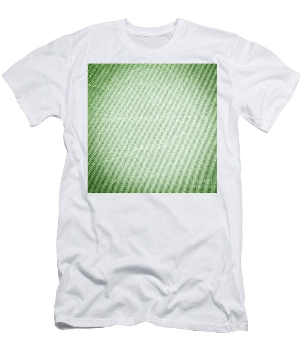 Creased Green Fabric Background Tim Hester T-Shirt