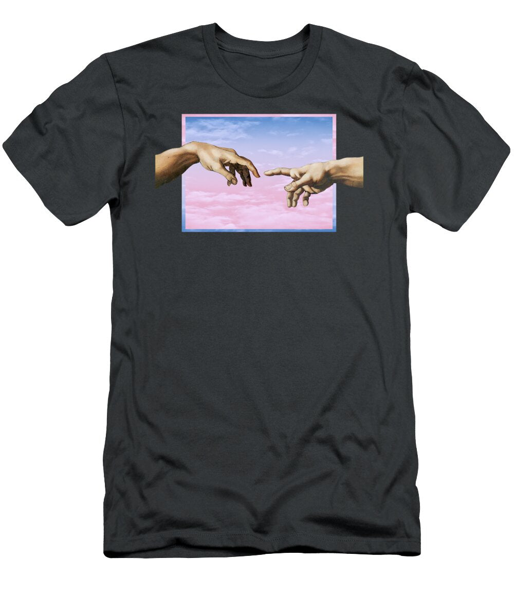 Creation of Adam Vaporwave Pastel Hipster Michelangelo Neganb Miria T-Shirt