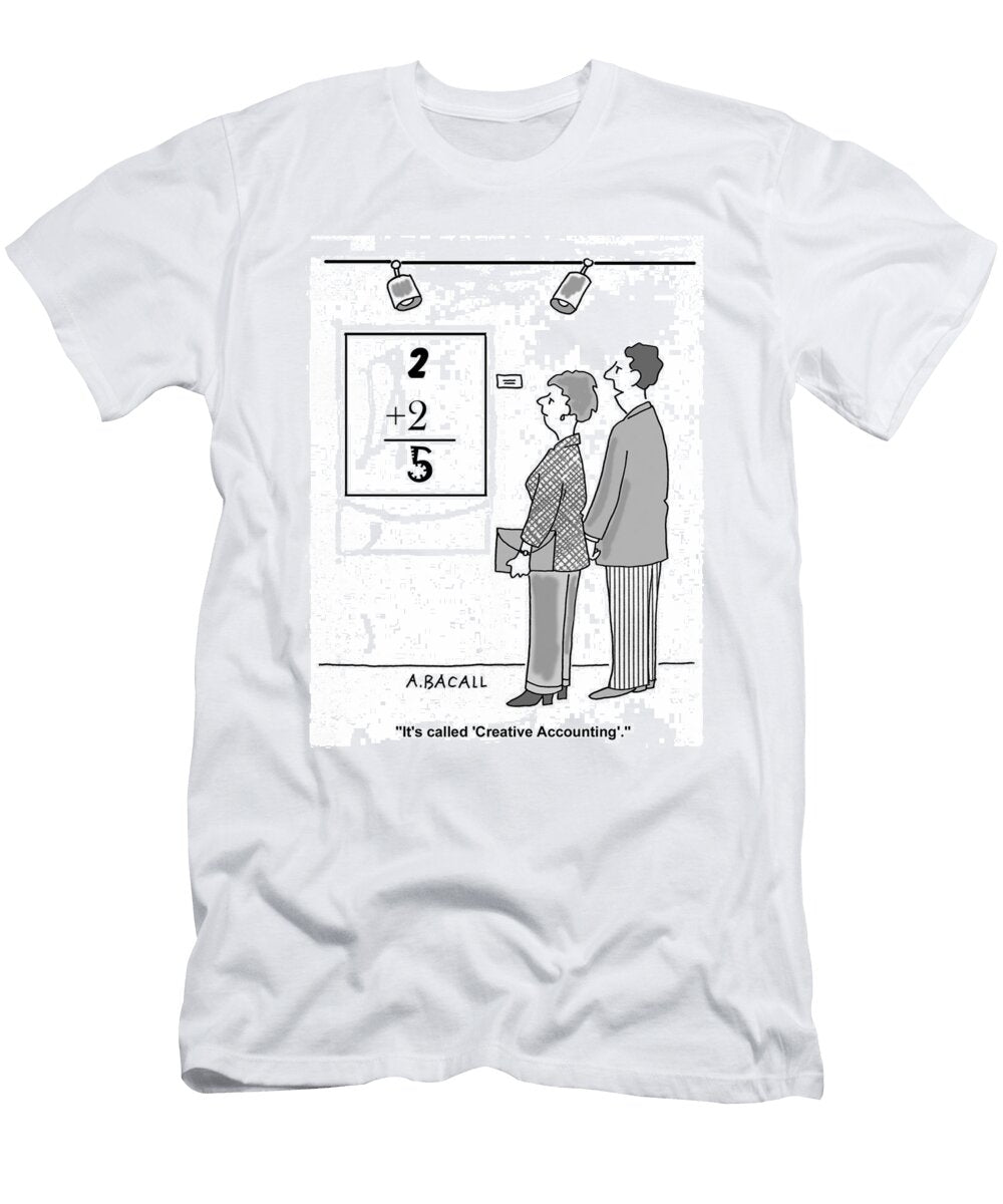 Creative Accounting Aaron Bacall No Index T-Shirt