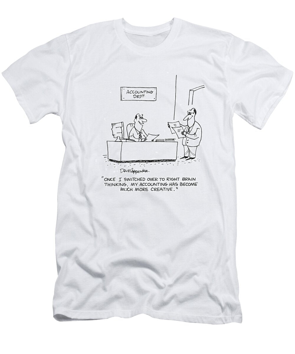 Creative Accounting Dave Carpenter No Index T-Shirt