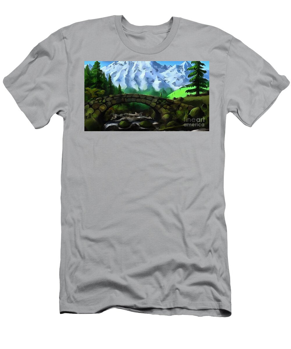 Creek Crossing Interior Design in Thick Paint Catherine Lott T-Shirt