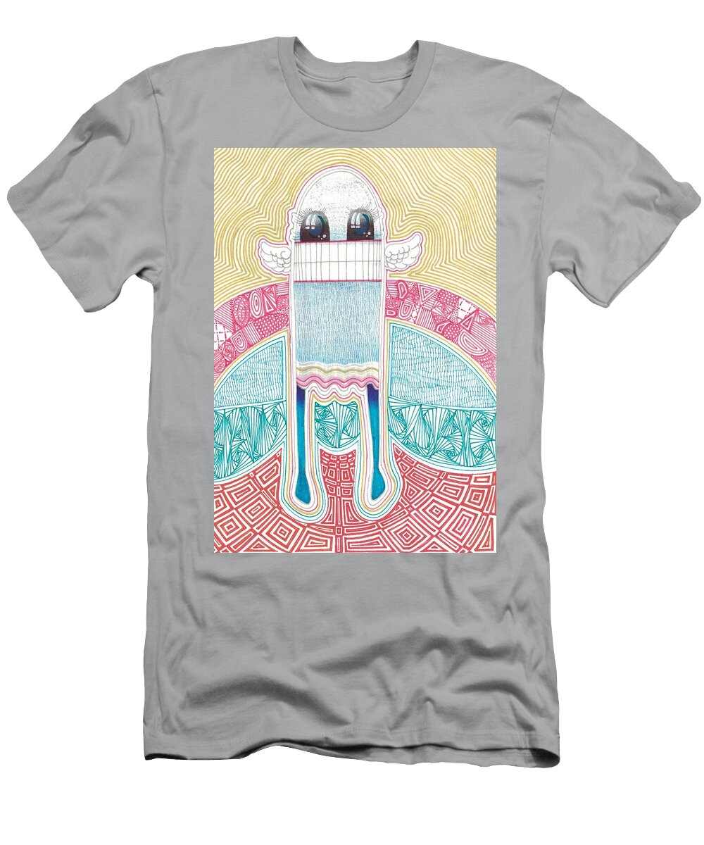 Creepy Ghost Hotdog Princess Miranda Brouwer T-Shirt