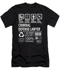 Criminal Defense Lawyer Multitasking Job Title Gift Item Shi Hu Kang T-Shirt