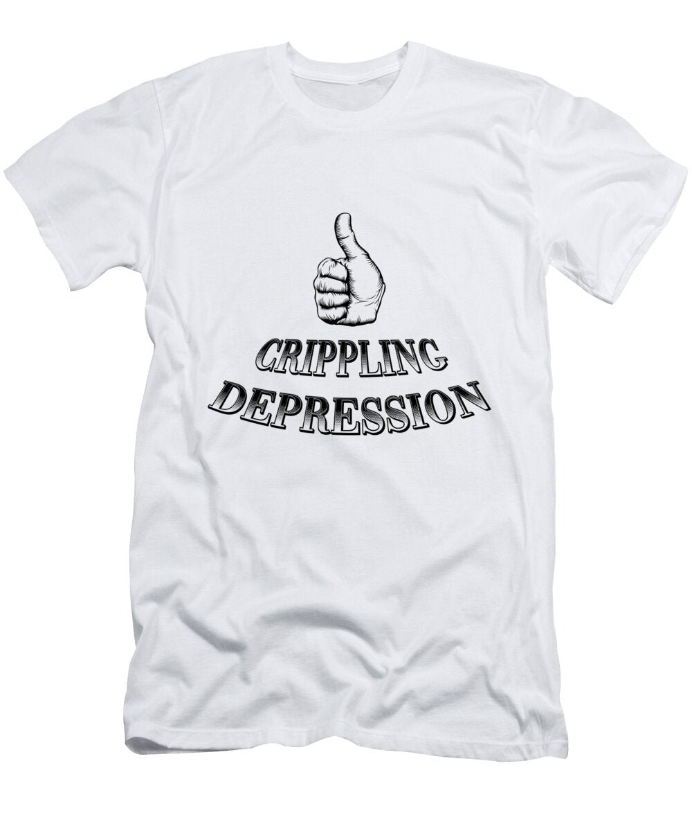 Crippling Depression Gold Target T-Shirt