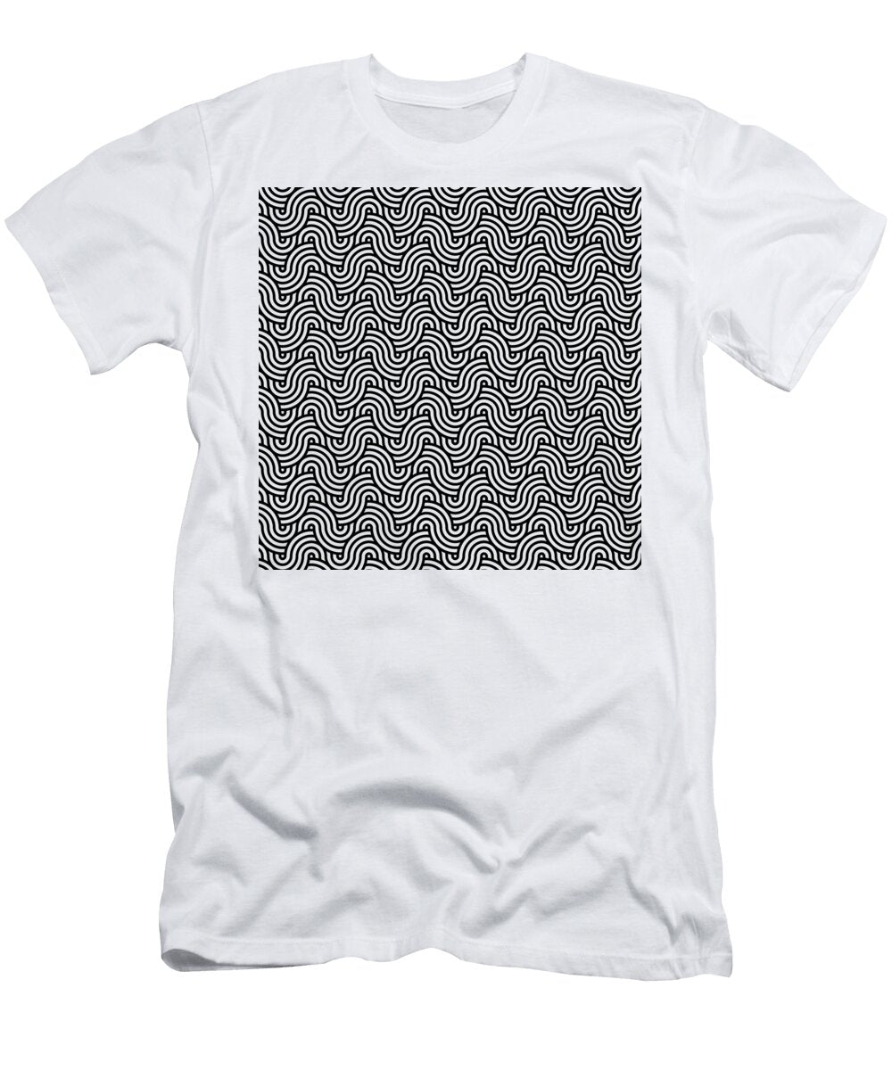 Cross Noodle Style Waves Deepak Sharma T-Shirt