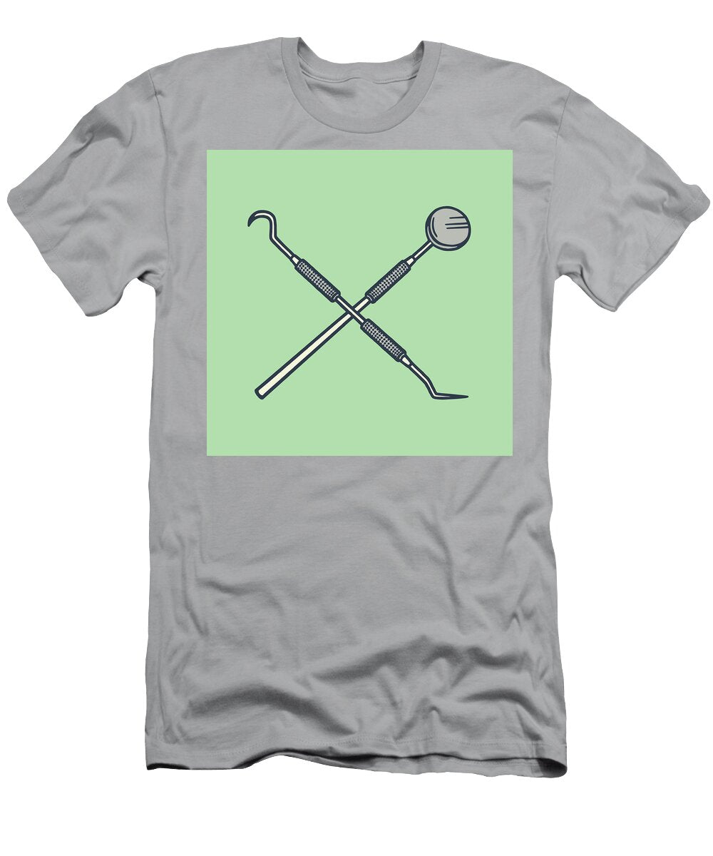 Crossed Dental Instruments Csa Images T-Shirt