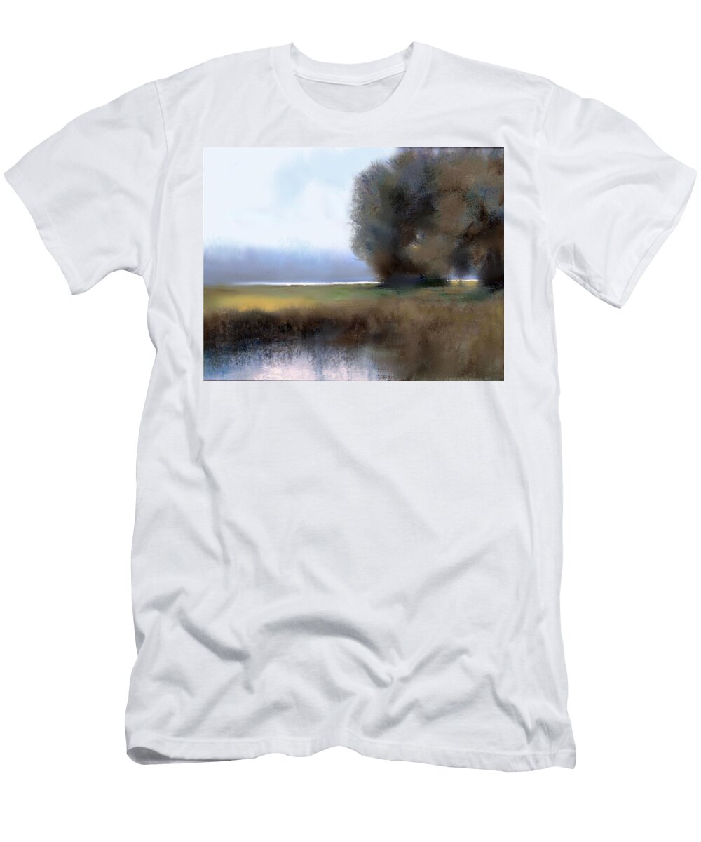 Croton Landing in the Fog Dennis Kirby T-Shirt