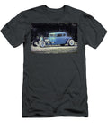 Cruisin Blue Hot Rod Timothy Rohman T-Shirt
