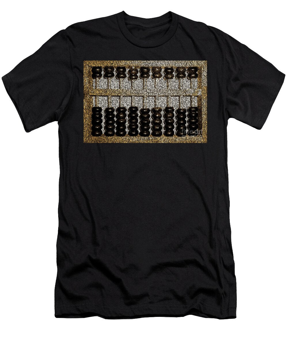 Crunching Numbers on an Ancient Chinese Abacus 20161115sepia Wingsdomain Art and Photography T-Shirt