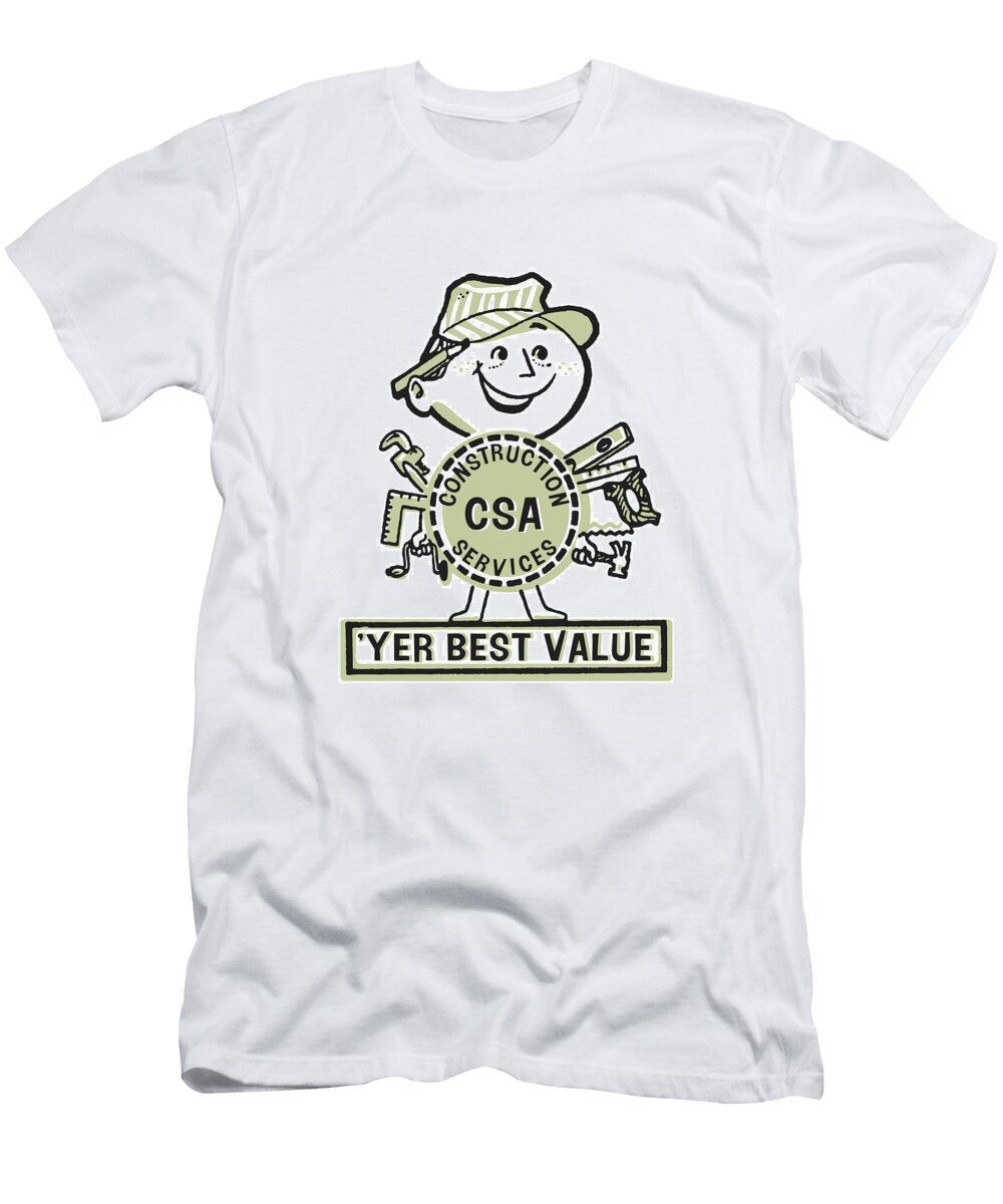 Csa Construction Services Year Best Value Csa Images T-Shirt