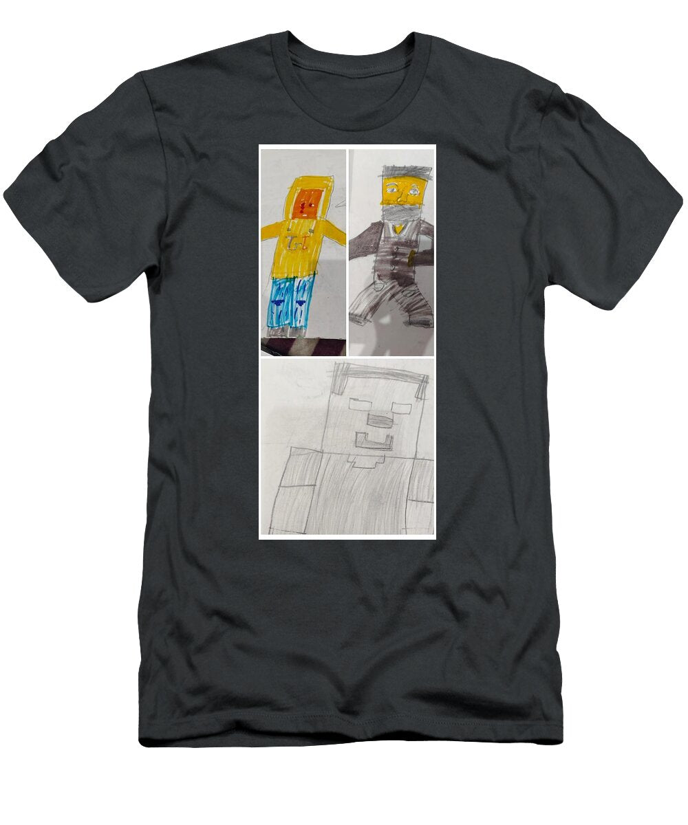 Cube World Creations Minecraft Sketchbook Pardeep Singh T-Shirt