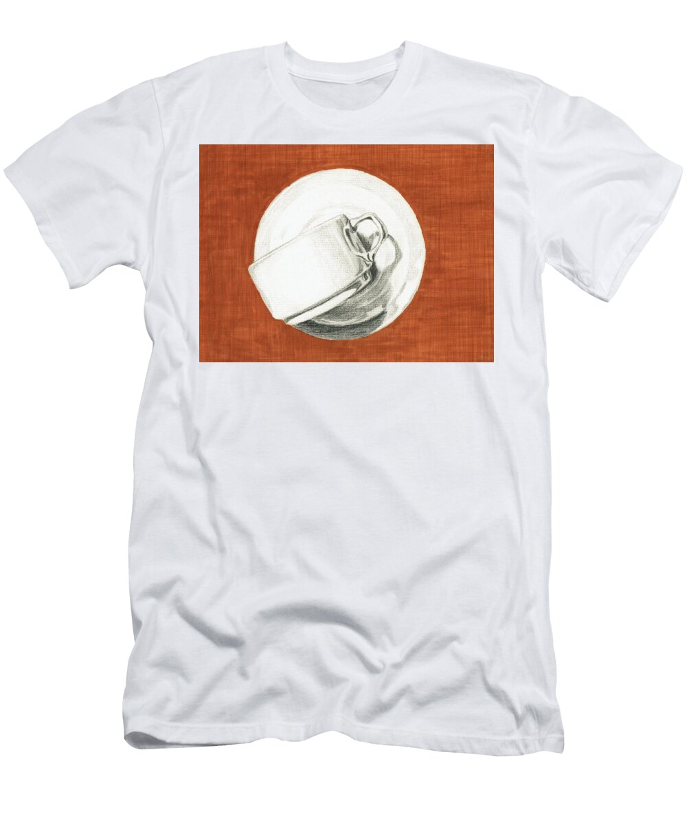 Cup Saucer Orange Moss Brannon T-Shirt
