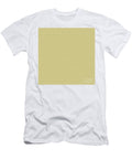 Curve Wave Chevron Pattern in Dutch White and Desert Yellow N2289 Holy Rock Design T-Shirt