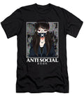 Cute Anti Social Anime Girl Antisocial Vaporwave the Perfect Presents T-Shirt