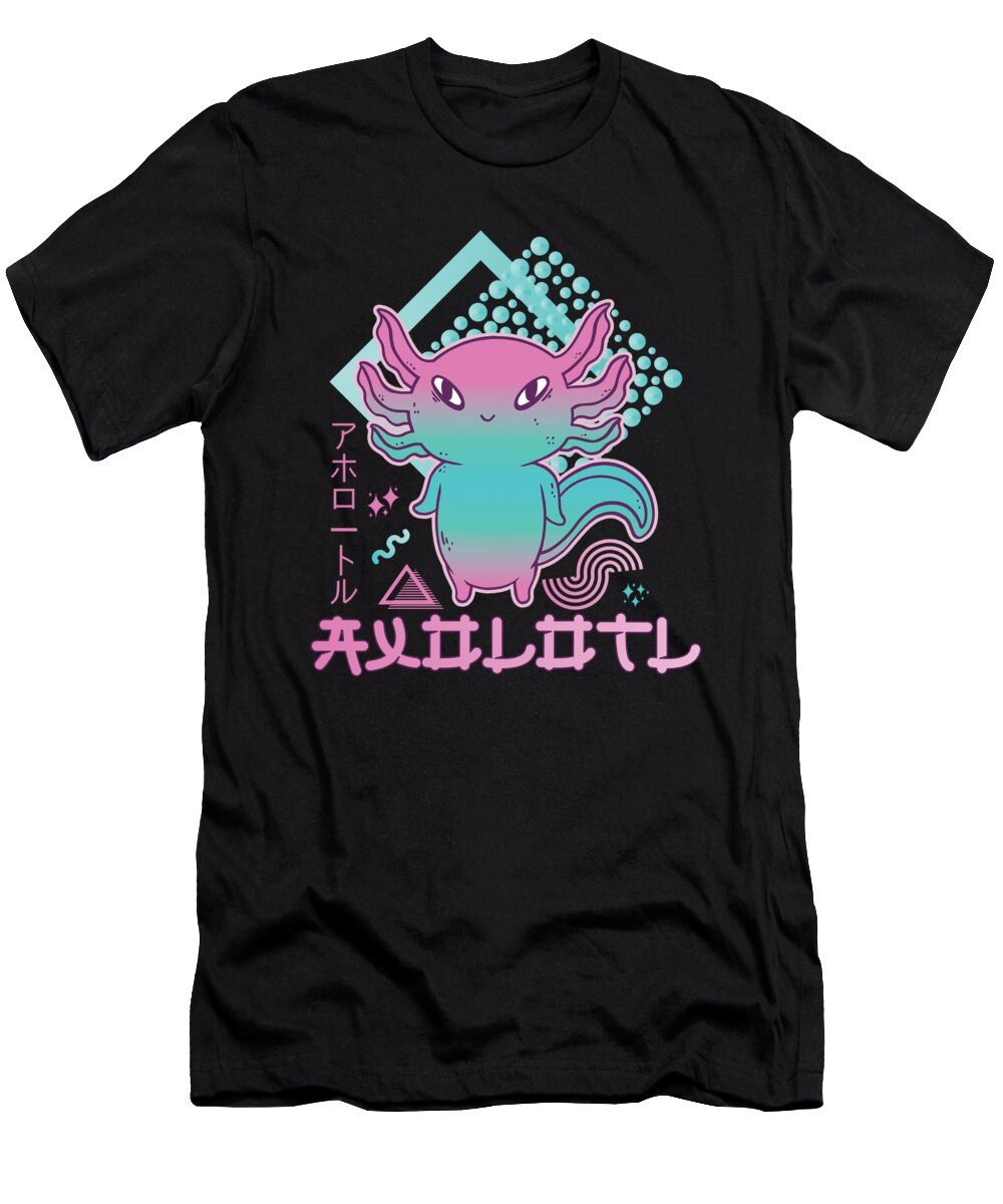Cute Axolotl 90s Retro Vaporwave Me T-Shirt
