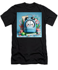 Cute Blue Backpack Alarm Clock with School Supplies and Stationery Talha Khan T-Shirt