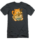 Cute Cat Enjoying Noodles Srdja Kot T-Shirt