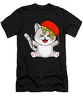 Cute Cat with Ramen on Her Head Miralem Bektas T-Shirt