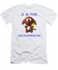 Cute Critters with Heart D Is for Dog and Dandelion Rose Santuci Sofranko T-Shirt