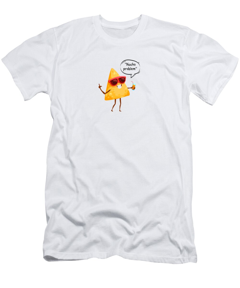 Cute Funny Nacho Pun Card Iosif Haidautu T-Shirt