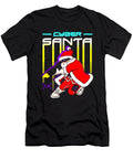 Cyber Santa Claus Gaming Synthwave Lazado T-Shirt