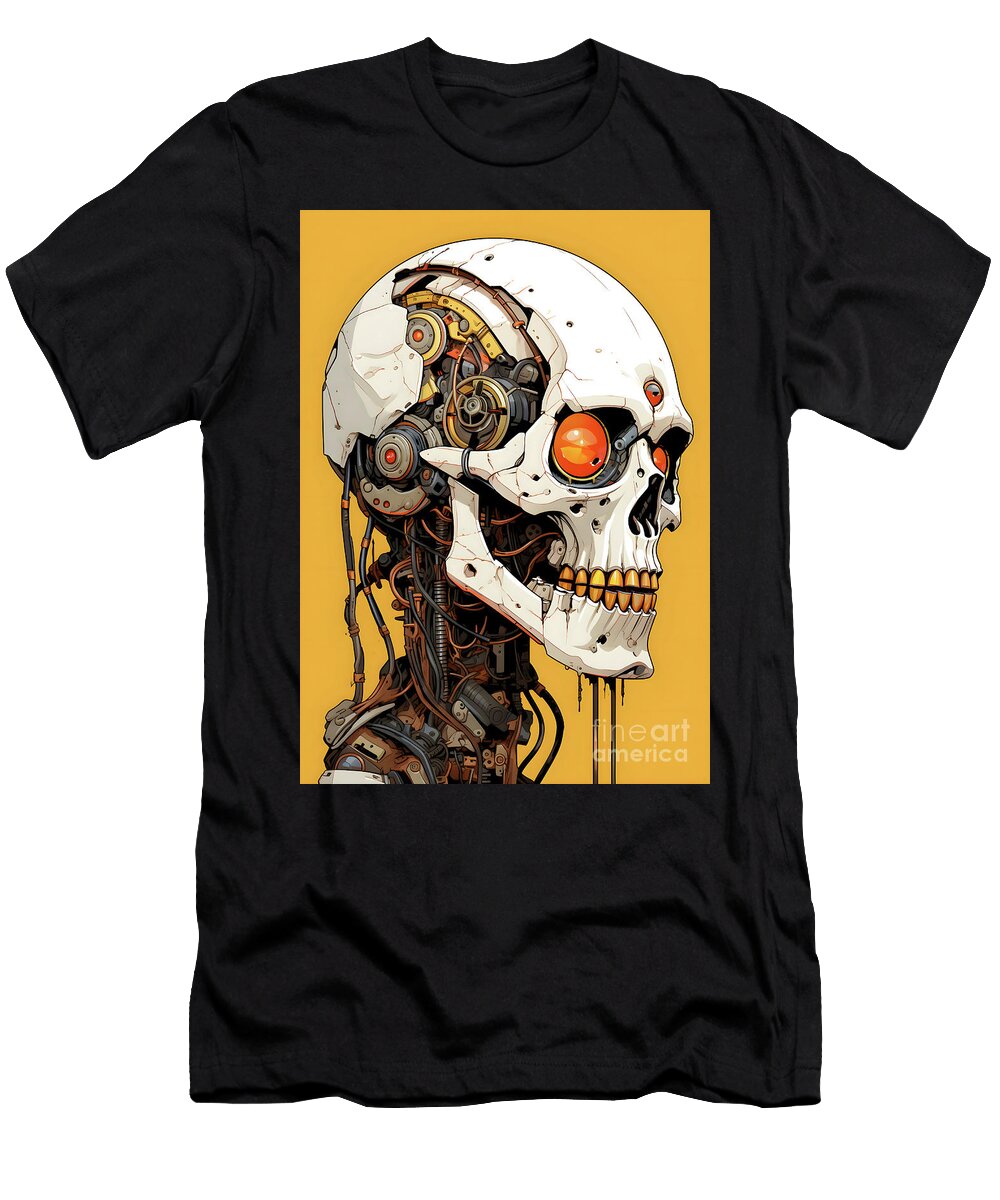 Cyber Skull Yassine Akermouch T-Shirt