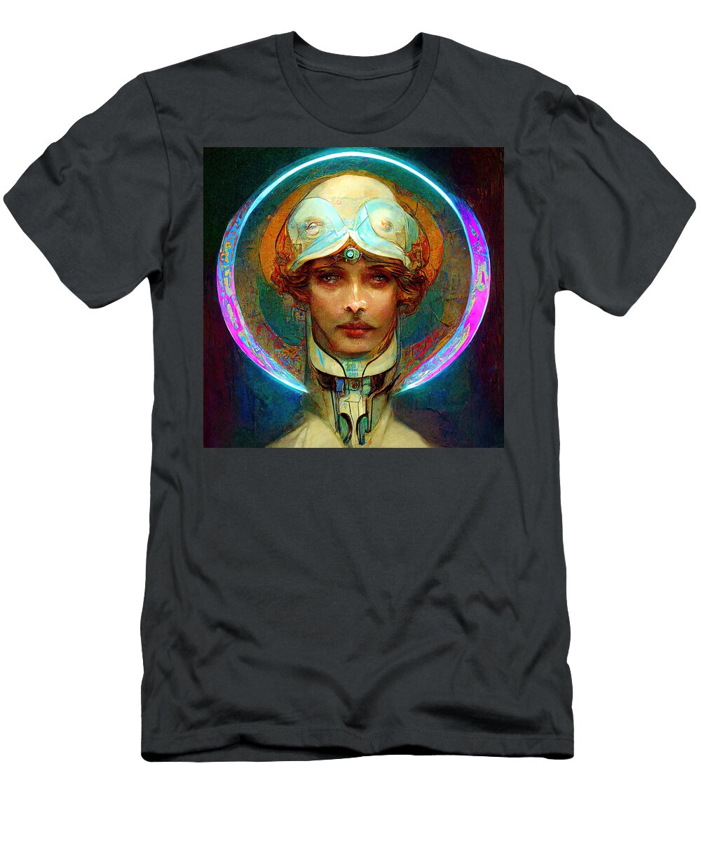 Cybernetic Angel 01 Am Fineartprints T-Shirt