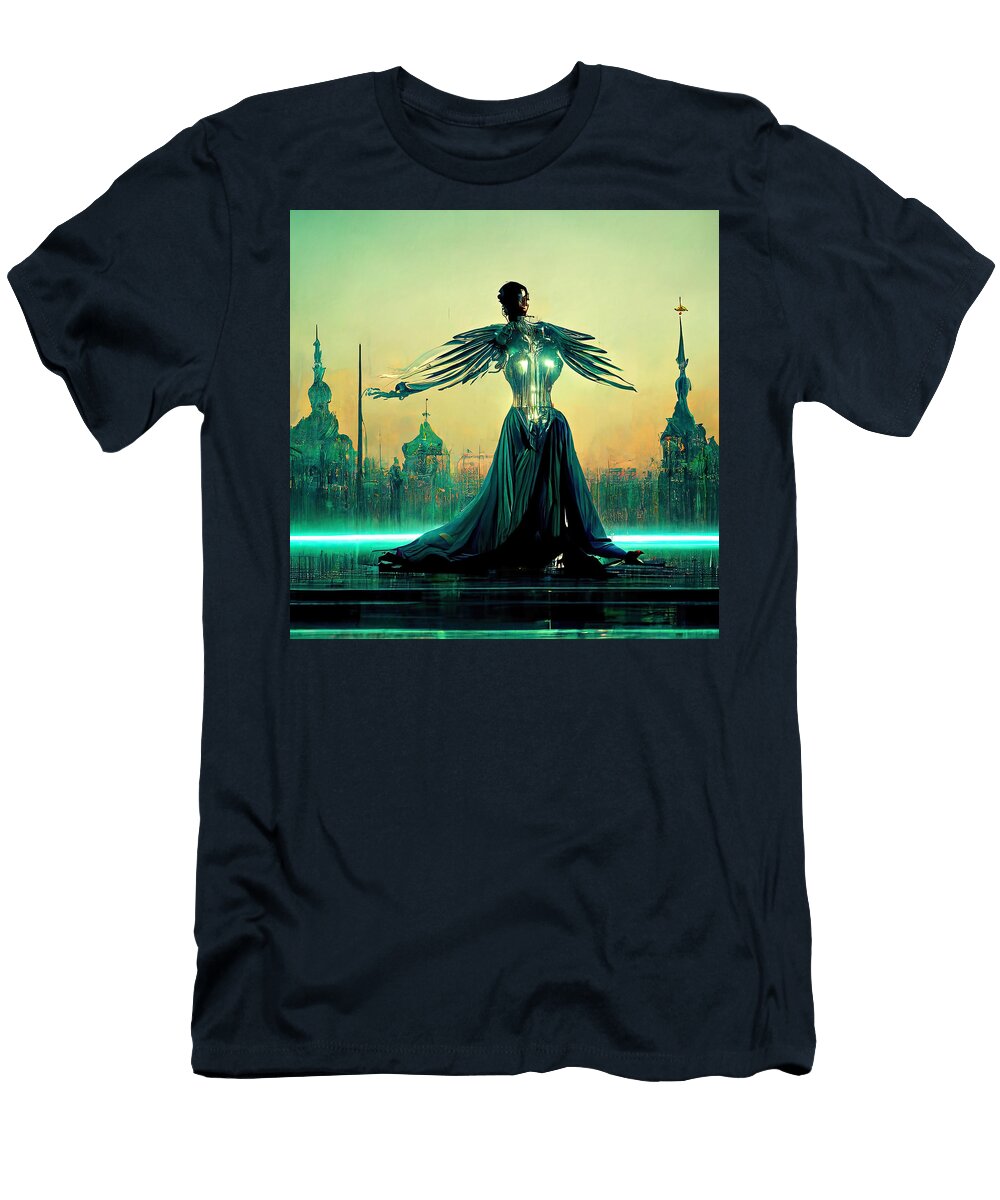 Cybernetic Angel 06 Am Fineartprints T-Shirt