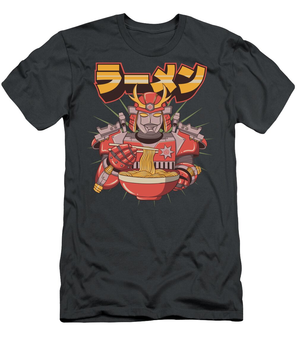 Cyborg Robot Ramen Noodles Cyber Punk Cyber Gift Hunt Teagan T-Shirt
