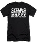 Cycling Makes Me Happy Jacob Zelazny T-Shirt