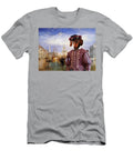 Dachshund Art Canvas Print the Grand Canal Venice Sandra Sij T-Shirt