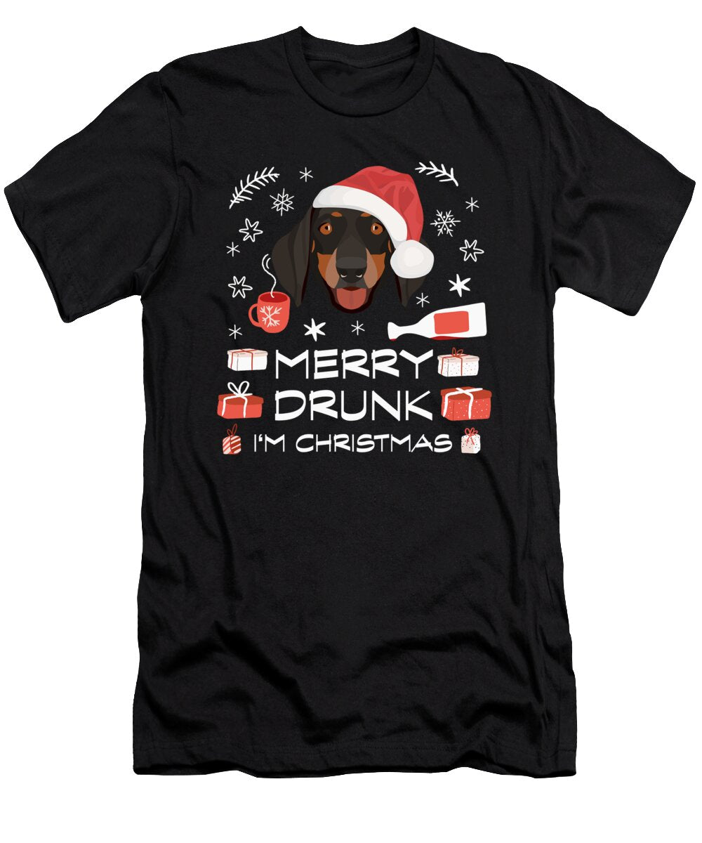 Dachshund Drunk Greenoptix T-Shirt