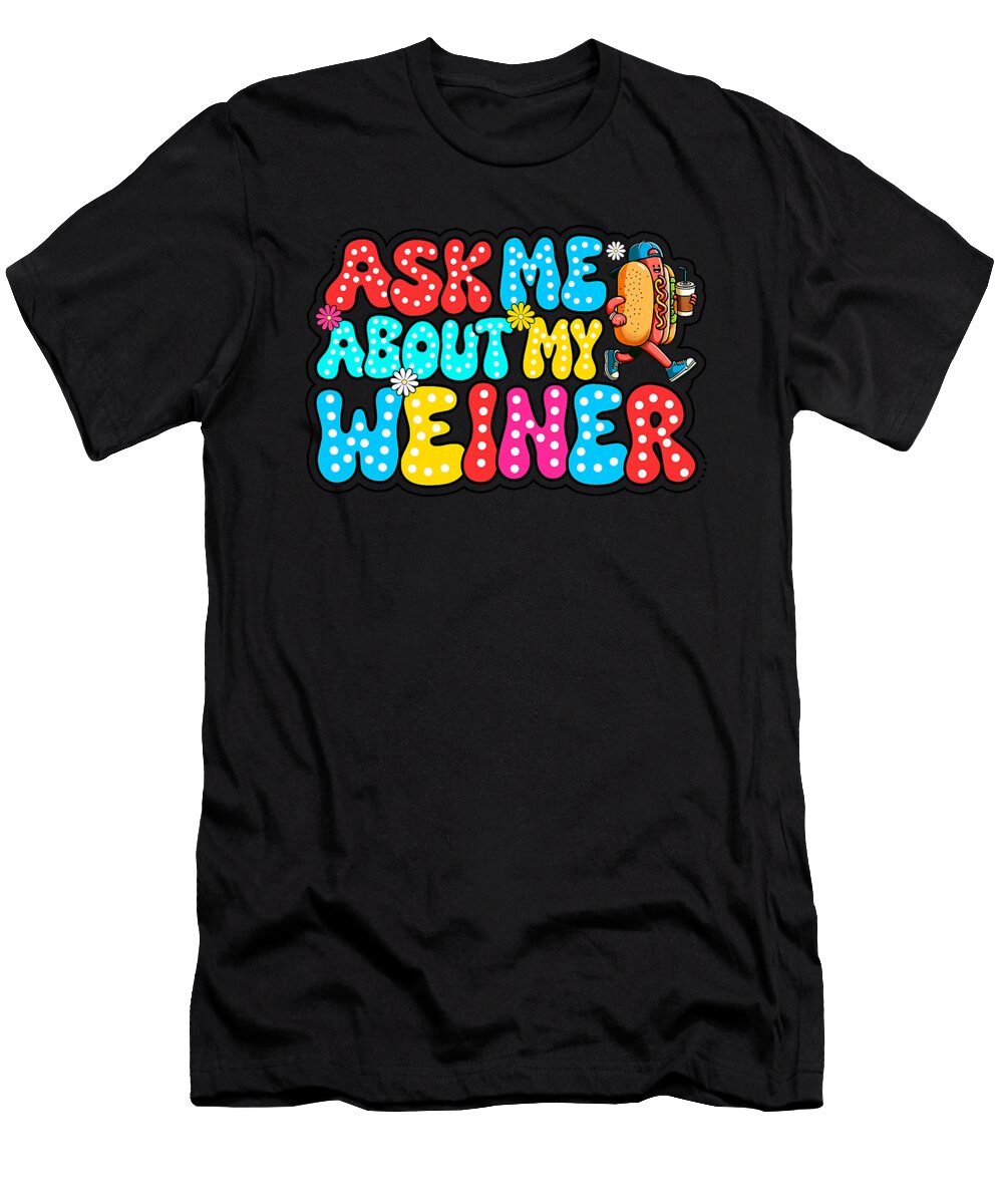 Dachshund Lover Hotdog Sandwich Lover Ask Me My Dh Bubble T-Shirt