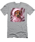 Dachshund Puppy in Pink Suit Elisabeth Lucas T-Shirt
