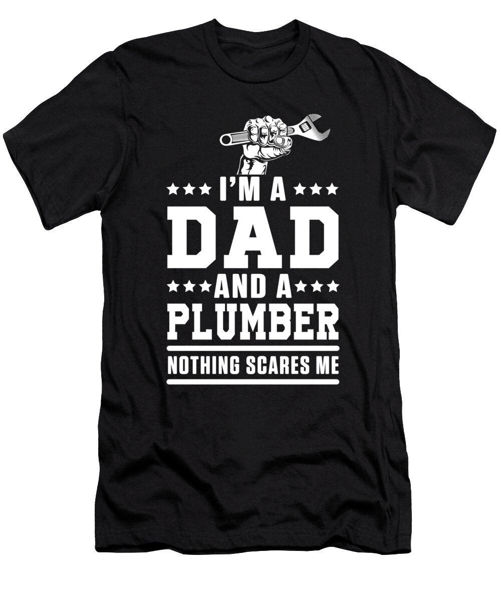 Dad and Plumber Father Plumbing Profession Gift Thomas Larch T-Shirt