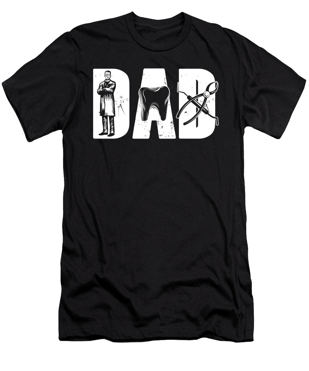 Dad Surgery Dentist Dental Tooth Teeth Doctor Gift Thomas Larch T-Shirt