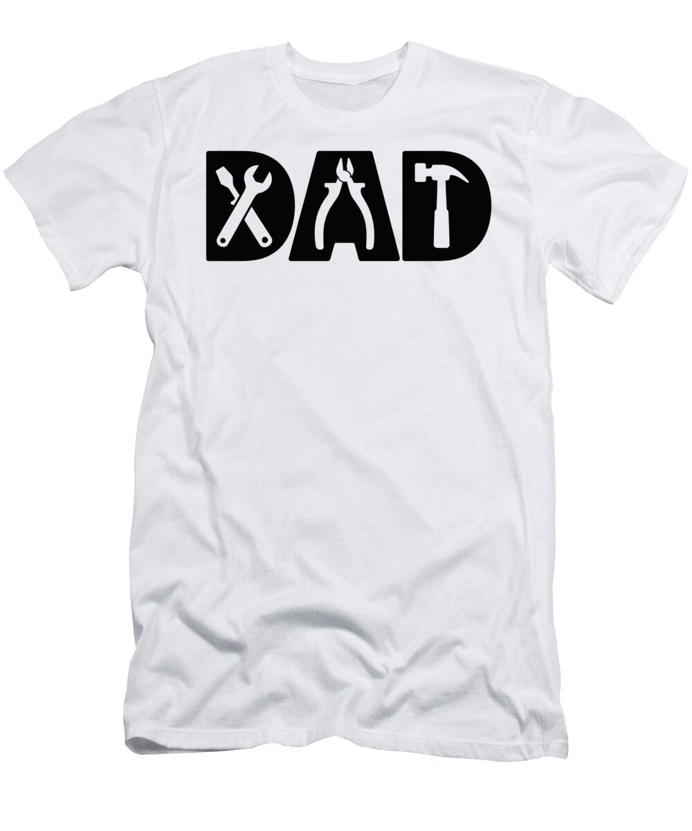 Dad Tools Silhouette Design Joanna Redesiuk T-Shirt