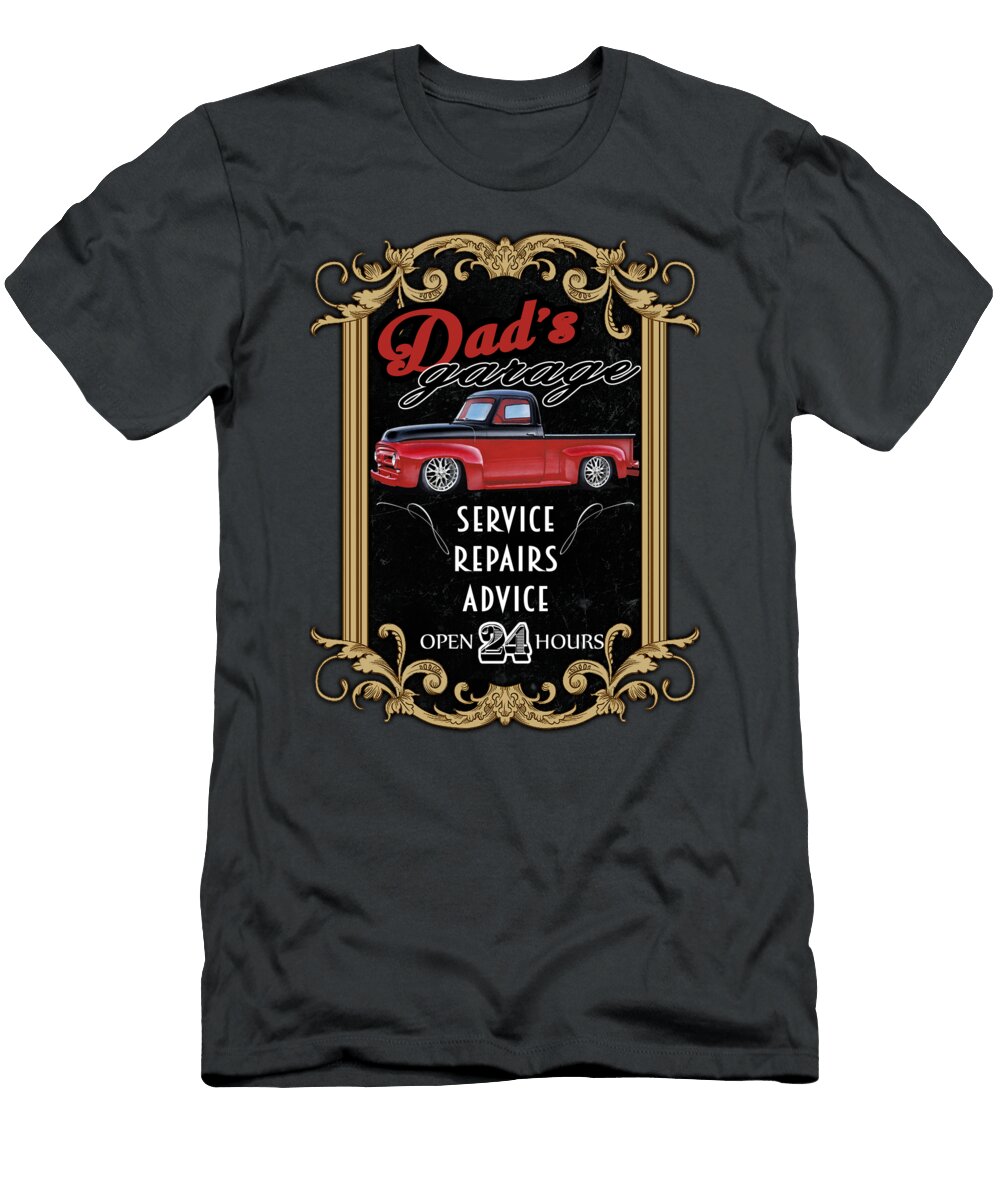 Dads Garage with F100 Paul Kuras T-Shirt