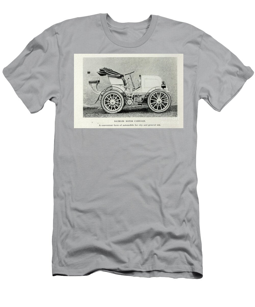 Daimler Motor Carriage Ap1 Historic Illustrations T-Shirt