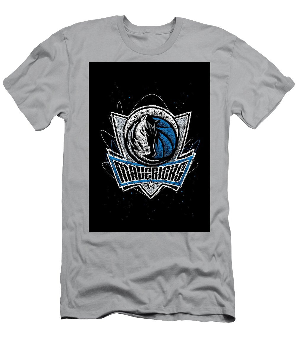 Dallas Mavericks Basketball NBA Logo Symbol Erwin Saputra T-Shirt