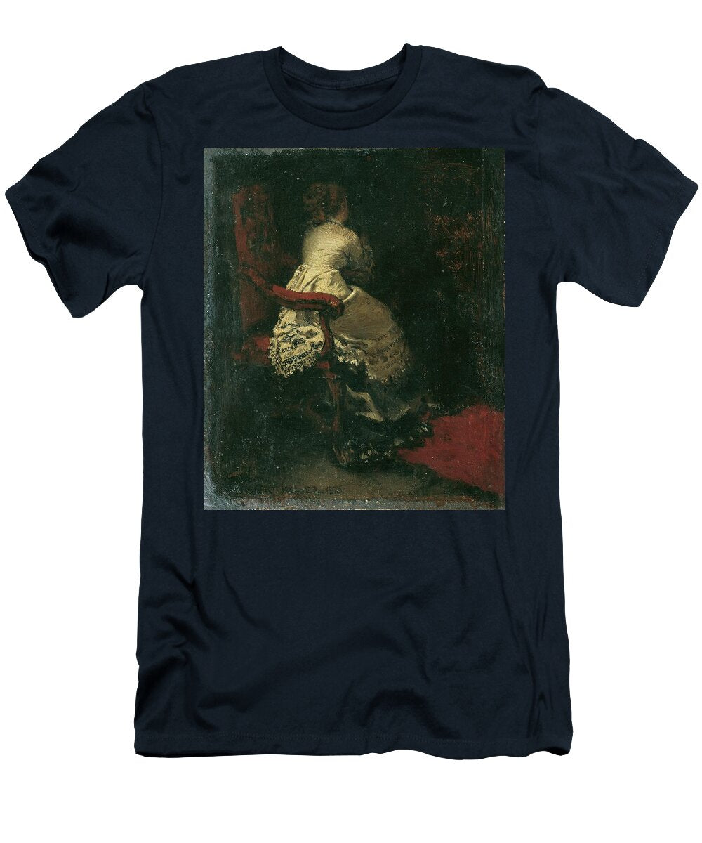 Dame Im Lehnstuhl Albert Von Keller T-Shirt