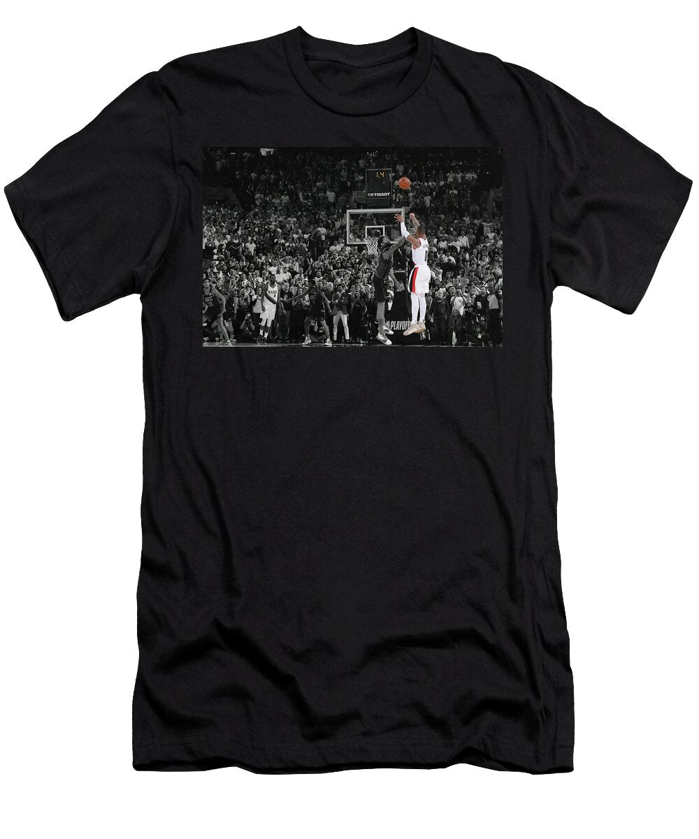 Damian Lillard Vs Okc Dame Time Poster Damian Lillard Vs Okc Dame Time Poster T-Shirt
