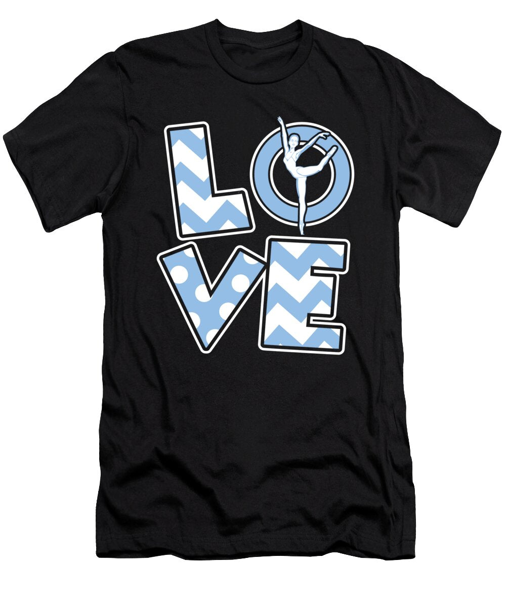 Dancing Ballerina Love Ballet Jacob Zelazny T-Shirt