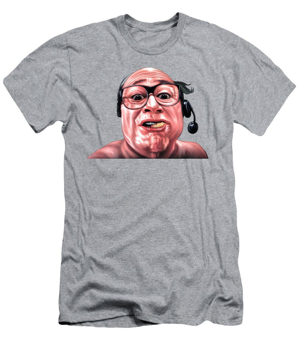 Danny Devito As Frank Reynolds Oil on Velvet By Velvetifycom Jorge Terrones T-Shirt