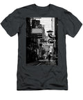 Dark Alley Black and White Marina Mclain T-Shirt