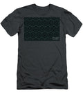 Dark Aqua and Black Minimal Shape Pattern Petite Pattern Minimal Graphic Designs T-Shirt