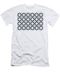 Dark Blue and White Minimal Floral Flower Pattern Pairs De 2022 Trending Color Parisian Night Dea184 Petite Pattern Minimal Graphic Designs T-Shirt