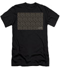 Dark Gray and Black Modern Cube Shape Pattern Petite Pattern Minimal Graphic Designs T-Shirt